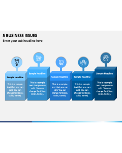 5 Business Issues PPT Slide 1