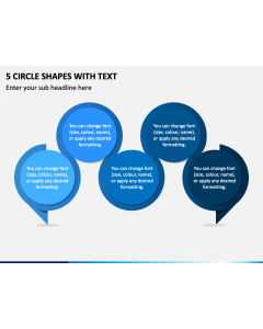 5 Circle Shapes With Text Slide 1