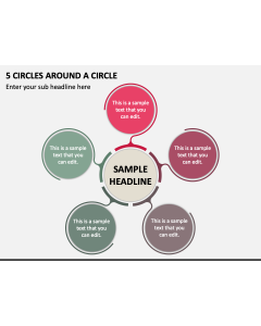 5 Circles Around A Circle PPT Slide 1