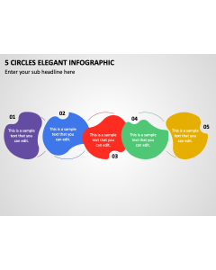 5 Circles Elegant Infographic PPT Thumbnail