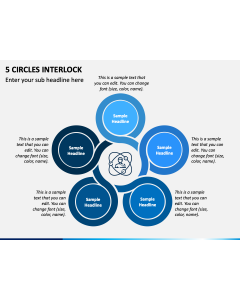 5 Circles Interlock PPT Slide 1