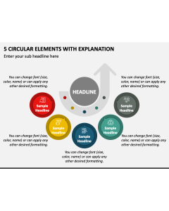5 Circular Elements with Explanation PPT Slide 1