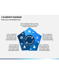 5 Elements Diagram PPT Slide 1