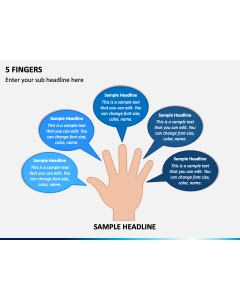 5 Fingers PPT Slide 1