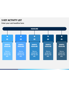 5 Key Activity List PPT Slide 1