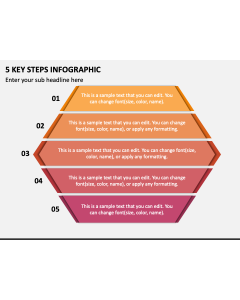 5 Key Steps Infographic PPT Slide 1