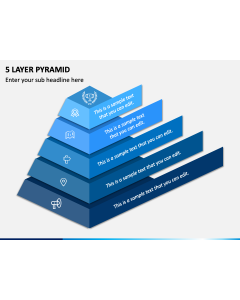 5 Layer Pyramid PPT Slide 1