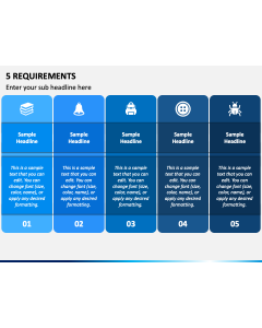 5 Requirements PPT Slide 1