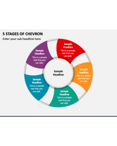 5 Stages of Chevron PPT Slide 1
