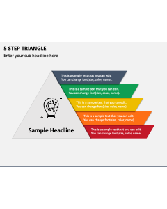 5 Step Triangle PPT Slide 1