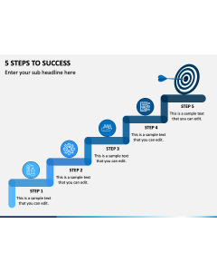 5 Steps To Success Slide 1