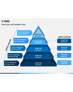 5 Tiers PPT Slide 1