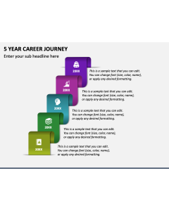 5 Year Career Journey PPT Slide 1