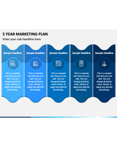 5 Year Marketing Plan PPT Slide 1