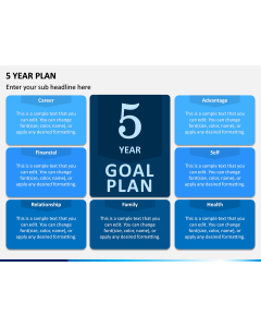 5 Year Plan PPT Slide 1