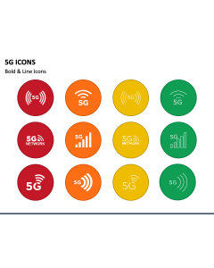 5G Icons PPT Slide 1