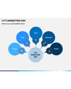 5 P's of Marketing Mix PPT Slide 1