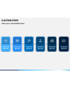 6 Action Steps PPT Slide 1