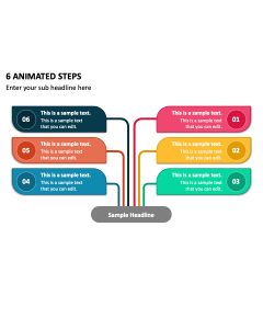 6 Animated Steps PPT Thumbnail