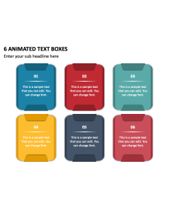 6 Animated Text Boxes PPT Thumbnail