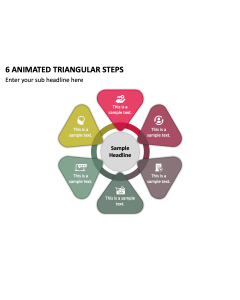 6 Animated Triangular Steps PPT Thumbnail