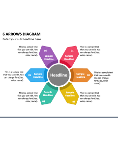 6 Arrows Diagram PPT Thumbnail