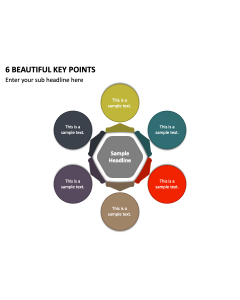 6 Beautiful Key Points PPT Thumbnail