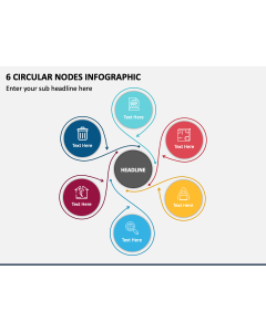 6 Circular Nodes Infographic PPT Slide 2