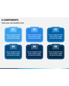 6 Components PPT Slide 1