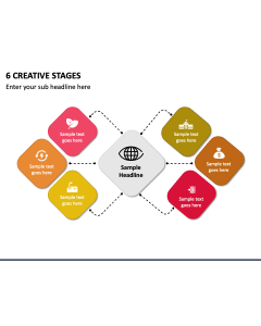 6 Creative Stages PPT Thumbnail