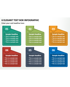 6 Elegant Text Box Infographic PPT Slide 2