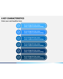 6 Key Characteristics PPT Slide 1