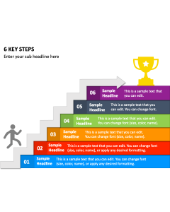 6 Key Steps PPT Slide 2