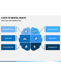 6 Keys To Mental Health PPT Slide 1