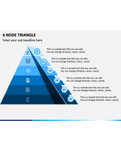 6 Node Triangle PPT Slide 1
