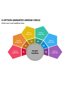 6 Option Animated Arrow Circle PPT Thumbnail