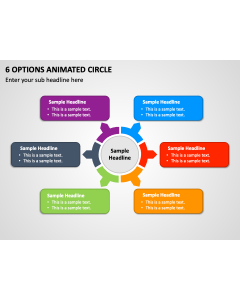 6 Options Animated Circle PPT Thumbnail