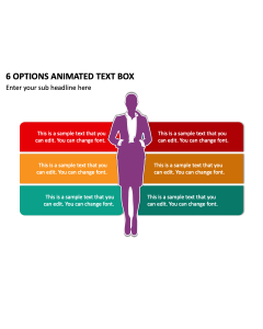 6 Options Animated Text Box PPT Thumbnail