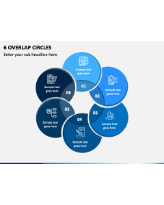 6 Overlap Circles Slide 1