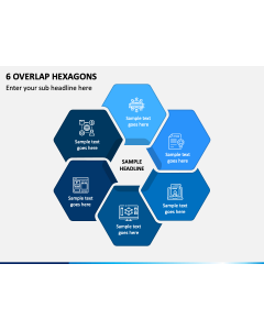 6 Overlap Hexagons Slide 1