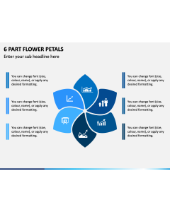 6 Part Flower Petals Slide 1