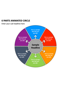 6 Parts Animated Circle PPT Thumbnail