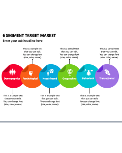 6 Segment Target Market PPT Slide 1