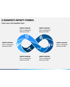 6 Segments Infinity Symbol Slide 1