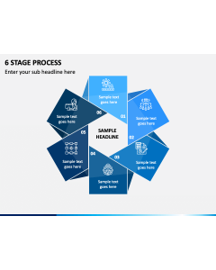 6 Stage Process PPT Slide 1