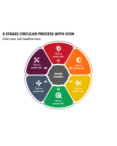 6 Stages Circular Process with Icon PPT Thumbnail