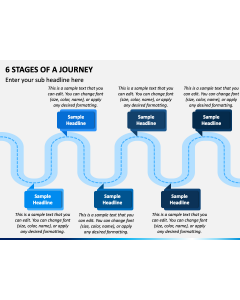 6 Stages of A Journey PPT Slide 1
