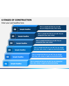 6 Stages of Construction PPT Slide 1