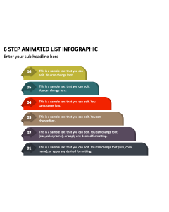 6 Step Animated List Infographic PPT Thumbnail