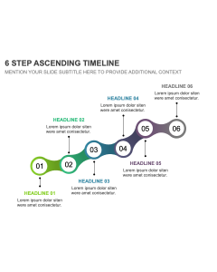 6 Step Ascending Timeline PPT Thumbnail